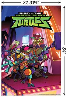 Foto 3 | Venta Internacional - Póster Mural Trends International Nickelodeon Tortugas Ninja