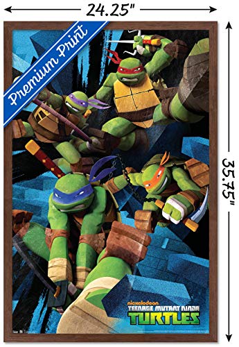 Foto 3 | Venta Internacional - Póster Enmarcado Trends International Nickelodeon Tmnt