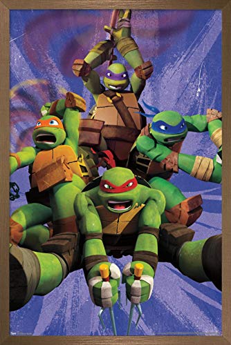 Foto 2 pulgar | Venta Internacional - Póster Enmarcado Trends International Nickelodeon Tmnt