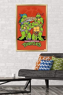 Foto 2 | Venta Internacional - Póster Enmarcado Trends International Nickelodeon Tmnt