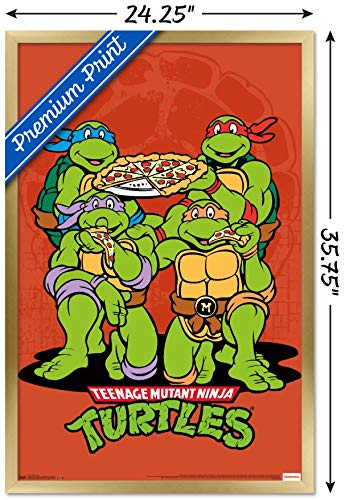 Foto 4 pulgar | Venta Internacional - Póster Enmarcado Trends International Nickelodeon Tmnt