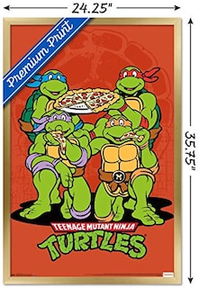 Foto 3 | Venta Internacional - Póster Enmarcado Trends International Nickelodeon Tmnt