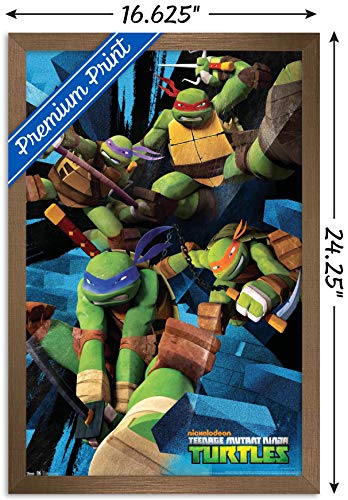 Foto 3 | Venta Internacional - Póster Enmarcado Trends International Nickelodeon Tortugas Ninja