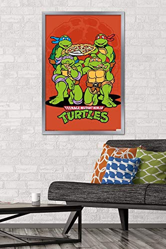 Foto 3 pulgar | Venta Internacional - Póster Enmarcado Trends International Tortugas Ninja