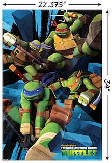 Foto 3 | Venta Internacional - Póster Mural Trends International Nickelodeon Teenage Mutant