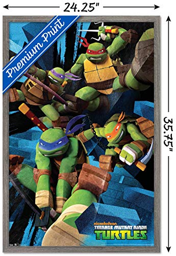 Foto 3 | Venta Internacional - Póster Enmarcado Trends International Nickelodeon Tmnt