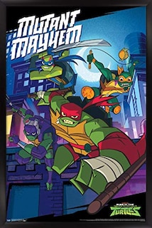 Foto 1 | Póster Enmarcado Trends International Nickelodeon Rise Of The T