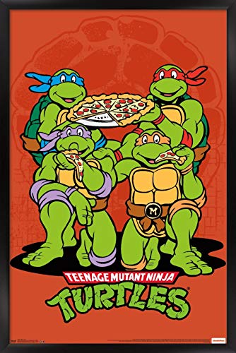 Foto 2 pulgar | Venta Internacional - Póster Enmarcado Trends International Nickelodeon Tmnt