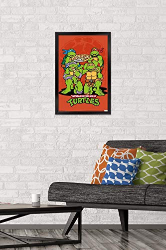 Foto 3 pulgar | Venta Internacional - Póster Enmarcado Trends International Nickelodeon Tmnt