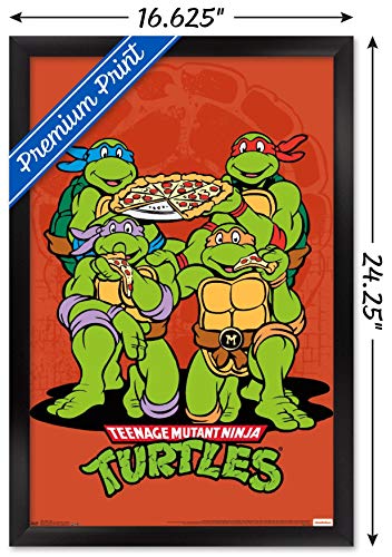 Foto 4 pulgar | Venta Internacional - Póster Enmarcado Trends International Nickelodeon Tmnt