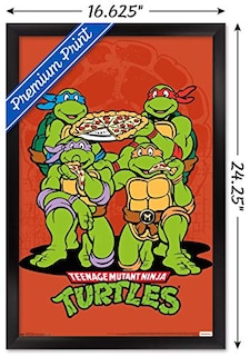Foto 3 | Venta Internacional - Póster Enmarcado Trends International Nickelodeon Tmnt
