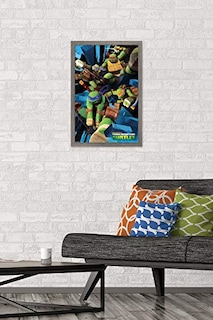 Foto 2 | Venta Internacional - Póster Enmarcado Trends International Nickelodeon TMNT