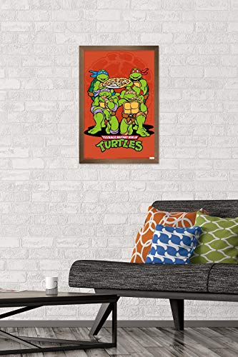 Foto 3 pulgar | Venta Internacional - Póster Enmarcado Trends International Nickelodeon TMNT