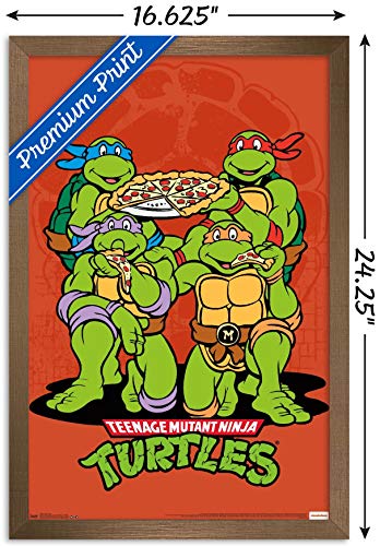 Foto 4 pulgar | Venta Internacional - Póster Enmarcado Trends International Nickelodeon TMNT