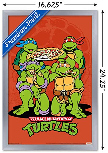 Foto 4 pulgar | Venta Internacional - Póster Enmarcado Trends International Nickelodeon TMNT