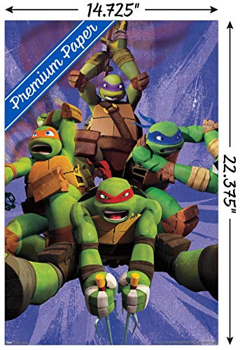 Foto 4 pulgar | Venta Internacional - Póster Mural Trends International Nickelodeon Tortugas Ninja