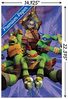 Foto 3 | Venta Internacional - Póster Mural Trends International Nickelodeon Tortugas Ninja