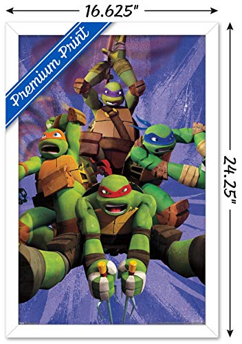 Foto 3 | Venta Internacional - Póster Mural Trends International Nickelodeon Tortugas Ninja