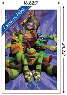 Foto 3 | Venta Internacional - Póster Mural Trends International Nickelodeon Tortugas Ninja