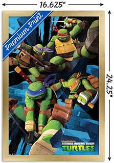 Foto 3 | Venta Internacional - Póster Enmarcado Trends International Nickelodeon Tmnt