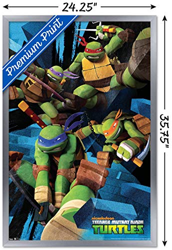 Foto 4 pulgar | Venta Internacional - Póster Enmarcado Trends International Nickelodeon Tmnt