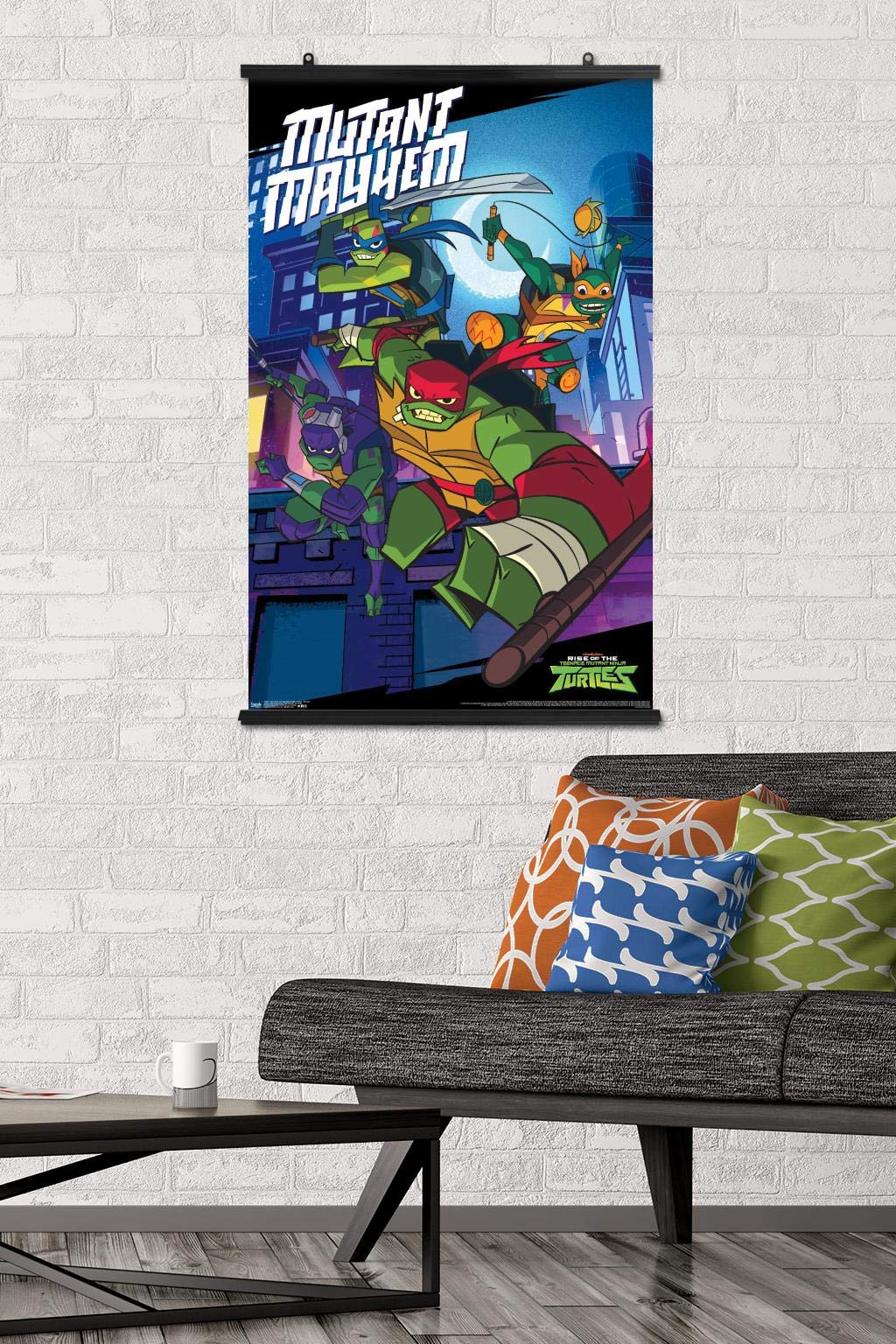 Foto 2 | Venta Internacional - Póster Mural Trends International Nickelodeon Rise Of The Tee