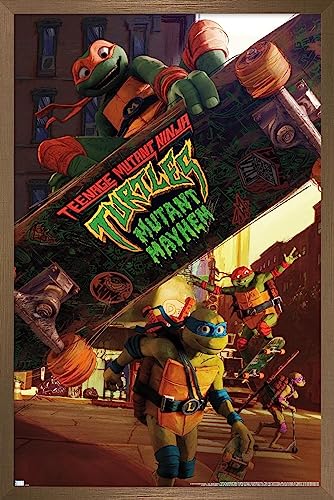 Foto 2 pulgar | Venta Internacional - Póster Enmarcado Trends International Teenage Mutant Ninja Turt