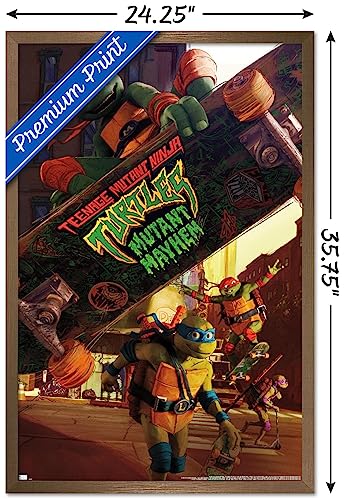 Foto 4 pulgar | Venta Internacional - Póster Enmarcado Trends International Teenage Mutant Ninja Turt