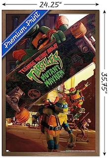 Foto 3 | Venta Internacional - Póster Enmarcado Trends International Teenage Mutant Ninja Turt