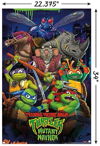 Foto 3 | Venta Internacional - Poster Trends International Teenage Mutant Ninja Turtles