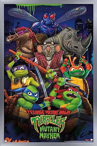 Venta Internacional - Póster Enmarcado Trends International Teenage Mutant Ninja Turt