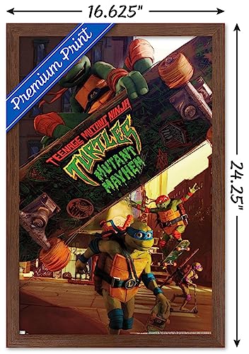 Foto 4 pulgar | Venta Internacional - Póster Enmarcado Trends International Teenage Mutant Ninja Turt