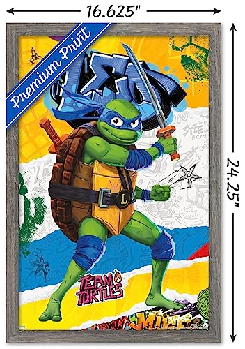 Foto 4 pulgar | Venta Internacional - Póster Enmarcado Trends International Teenage Mutant Ninja Turt