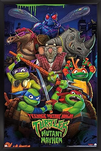 Venta Internacional - Póster Enmarcado Trends International Teenage Mutant Ninja Turt