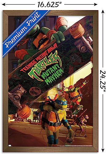 Foto 4 pulgar | Venta Internacional - Póster Enmarcado Trends International Teenage Mutant Ninja Turt