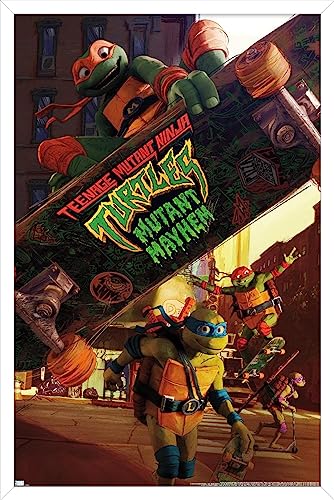 Foto 2 pulgar | Venta Internacional - Póster Enmarcado Trends International Teenage Mutant Ninja Turt