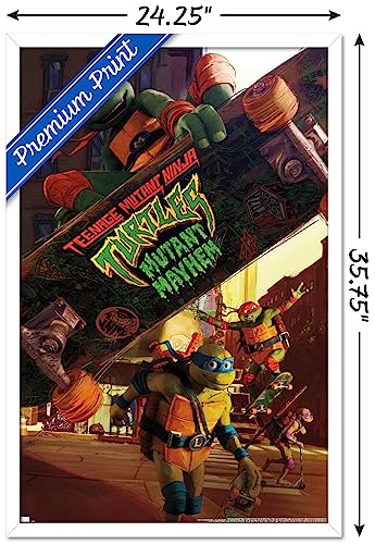 Foto 4 pulgar | Venta Internacional - Póster Enmarcado Trends International Teenage Mutant Ninja Turt