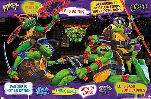 Foto 2 pulgar | Venta Internacional - Póster De Pared Trends International Teenage Mutant Ninja Turtle