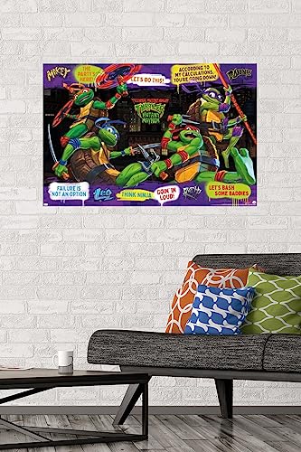 Foto 2 | Venta Internacional - Póster De Pared Trends International Teenage Mutant Ninja Turtle