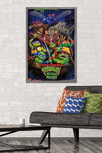 Foto 2 | Venta Internacional - Póster Enmarcado Trends International Teenage Mutant Ninja Turt