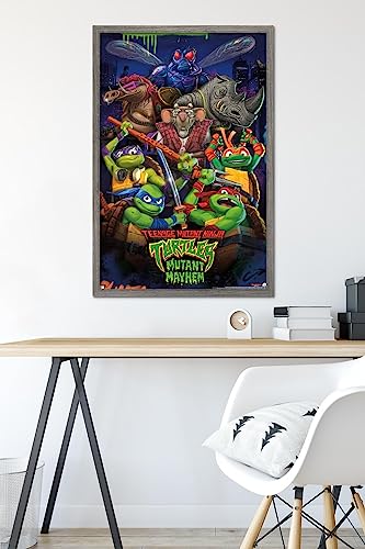 Foto 7 pulgar | Venta Internacional - Póster Enmarcado Trends International Teenage Mutant Ninja Turt