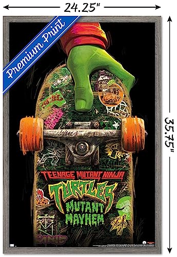 Foto 4 pulgar | Venta Internacional - Póster Enmarcado Trends International Teenage Mutant Ninja Turt