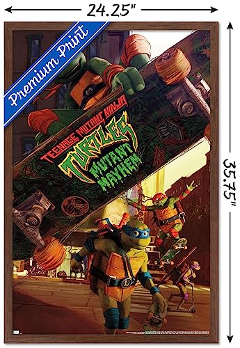 Foto 4 pulgar | Venta Internacional - Póster Enmarcado Trends International Teenage Mutant Ninja Turt