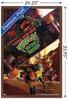Foto 3 | Venta Internacional - Póster Enmarcado Trends International Teenage Mutant Ninja Turt