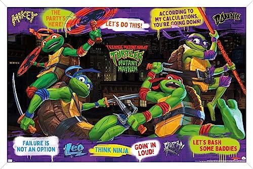 Venta Internacional - Póster Enmarcado Trends International Teenage Mutant Ninja Turt