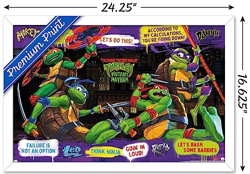 Foto 4 pulgar | Venta Internacional - Póster Enmarcado Trends International Teenage Mutant Ninja Turt