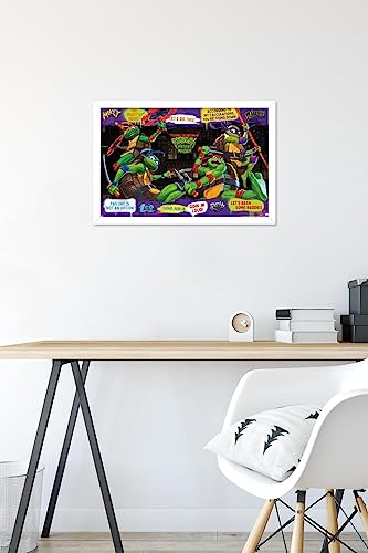 Foto 7 pulgar | Venta Internacional - Póster Enmarcado Trends International Teenage Mutant Ninja Turt