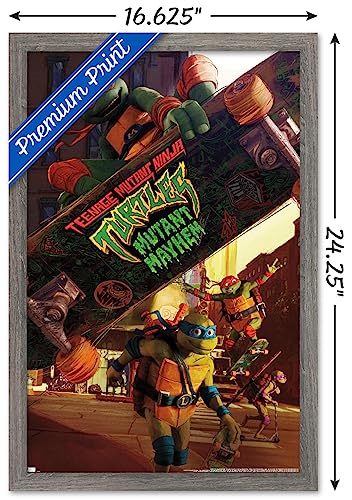 Foto 4 pulgar | Venta Internacional - Póster Enmarcado Trends International Teenage Mutant Ninja Turt