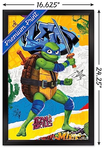 Foto 4 pulgar | Venta Internacional - Póster Enmarcado Trends International Teenage Mutant Ninja Turt