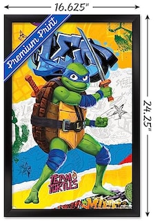 Foto 3 | Venta Internacional - Póster Enmarcado Trends International Teenage Mutant Ninja Turt